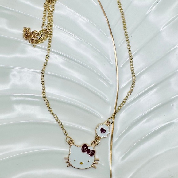 Hello Kitty Pendant Chain Necklace Lot of 3 - Picture 5 of 5
